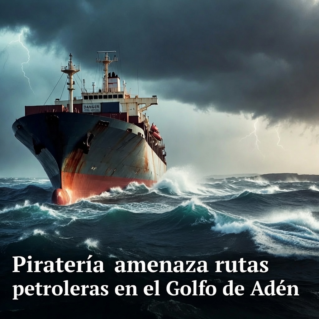 Piratería amenaza rutas petroleras en Golfo de Adén