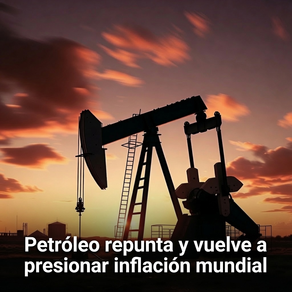 Petróleo repunta y presiona inflación mundial