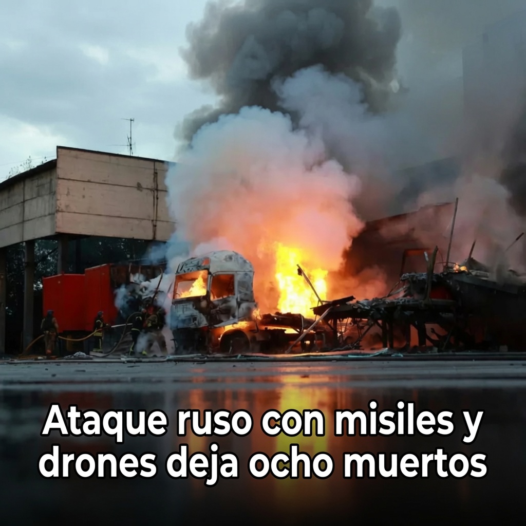 Ataque ruso deja muertos y daños en Ucrania