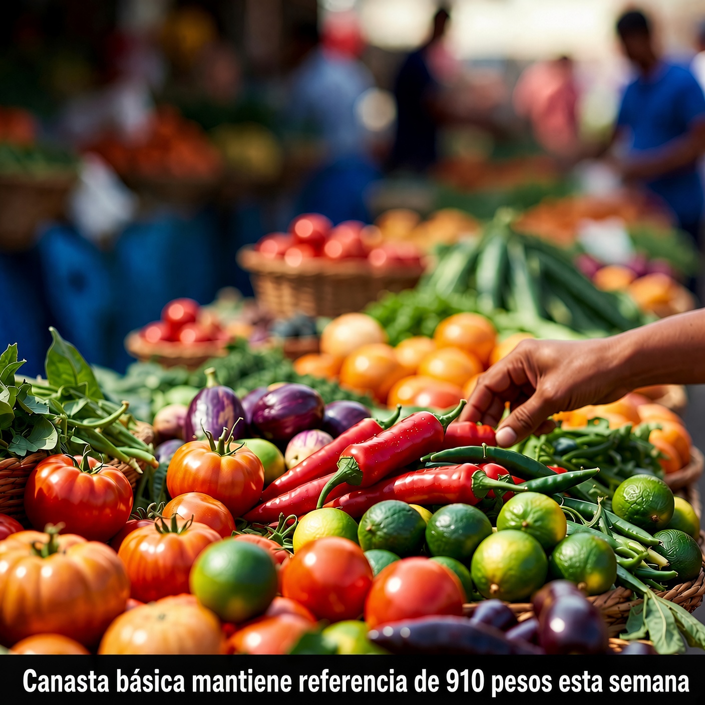 Canasta básica mantiene referencia de 910 pesos