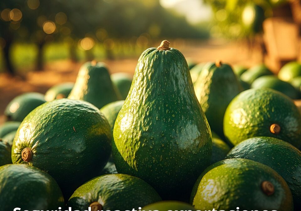 Seguridad reactiva exportaciones mexicanas de aguacate hacia Estados Unidos