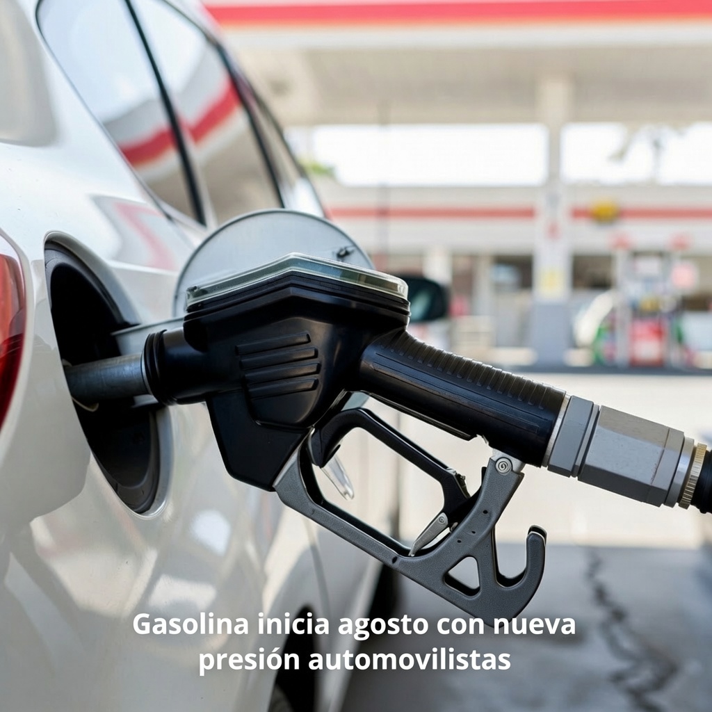 Gasolina inicia agosto con presión para automovilistas