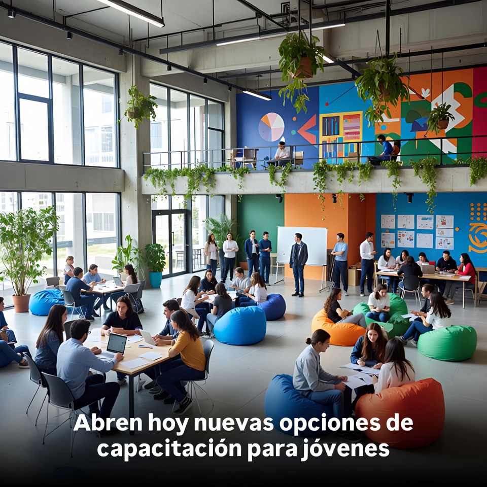 Jóvenes reciben nuevas opciones de capacitación laboral
