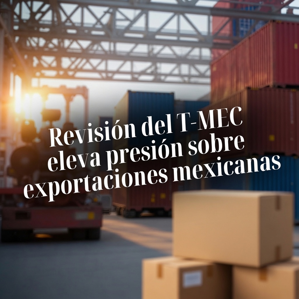 Revisión del T-MEC presiona exportaciones mexicanas