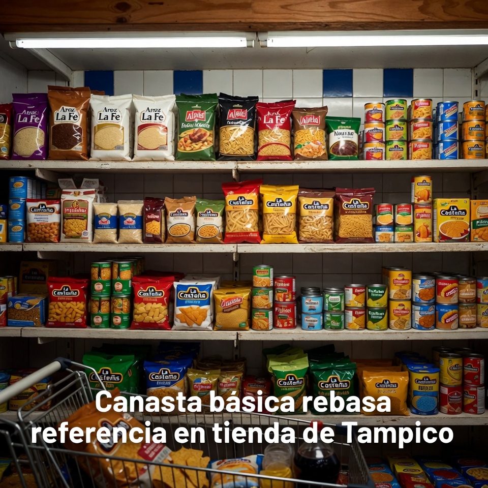 Canasta básica supera referencia en Tampico