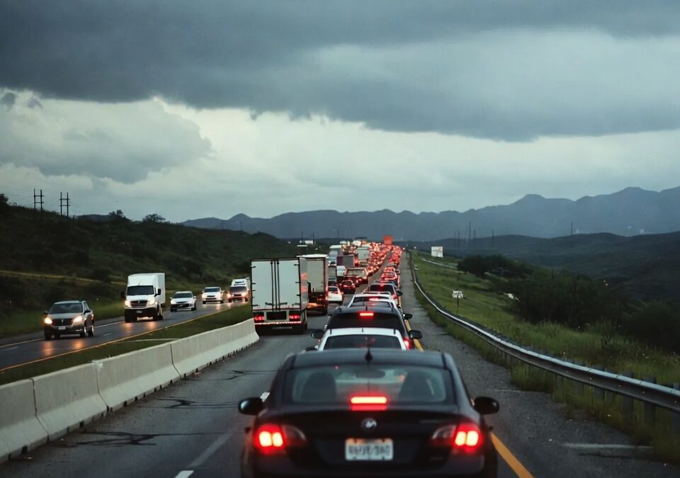 Incidentes carreteros elevan retrasos para viajeros y transportistas