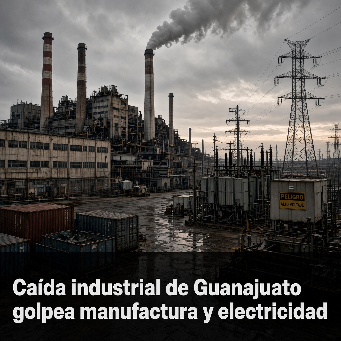 Industria guanajuatense resiente baja en manufactura y energía