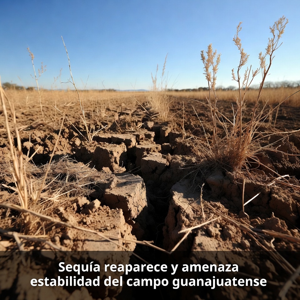 Sequía reaparece en municipios de Guanajuato