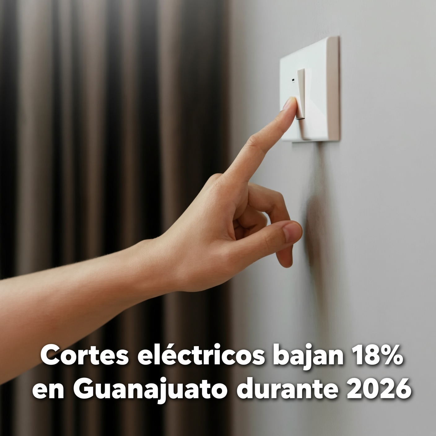 Cortes eléctricos bajan 18% en Guanajuato durante 2026
