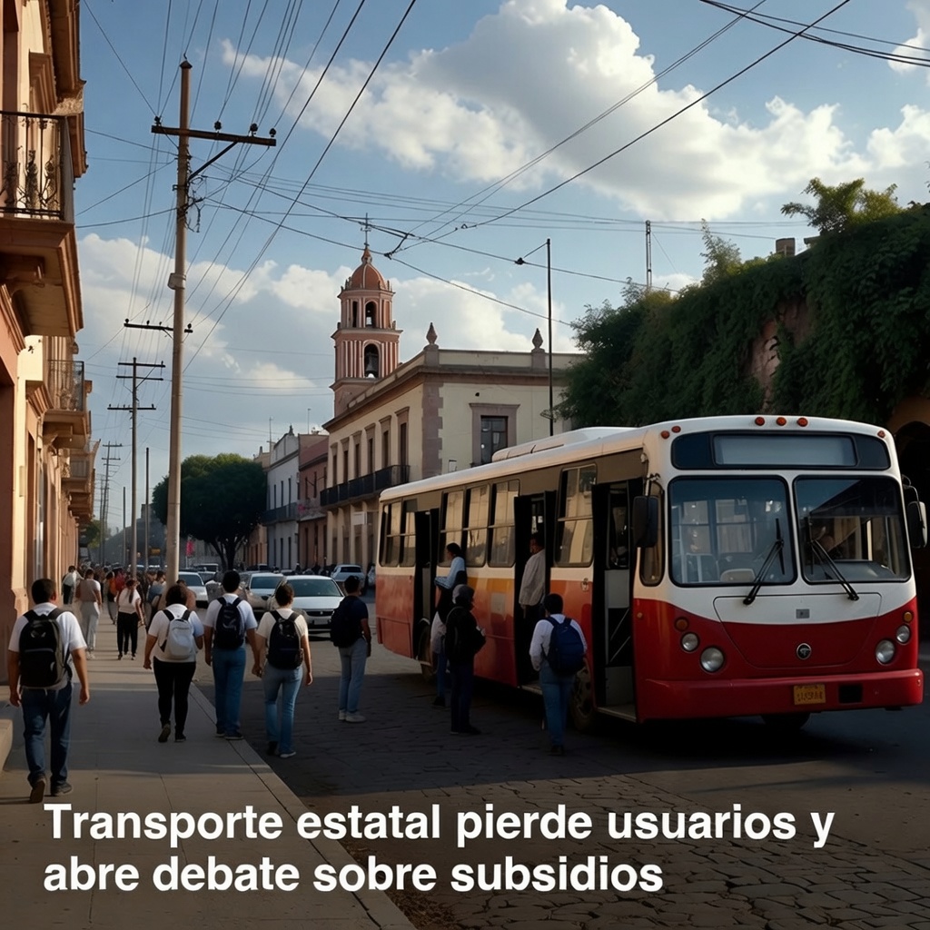 Transporte estatal pierde usuarios y abre debate sobre subsidios