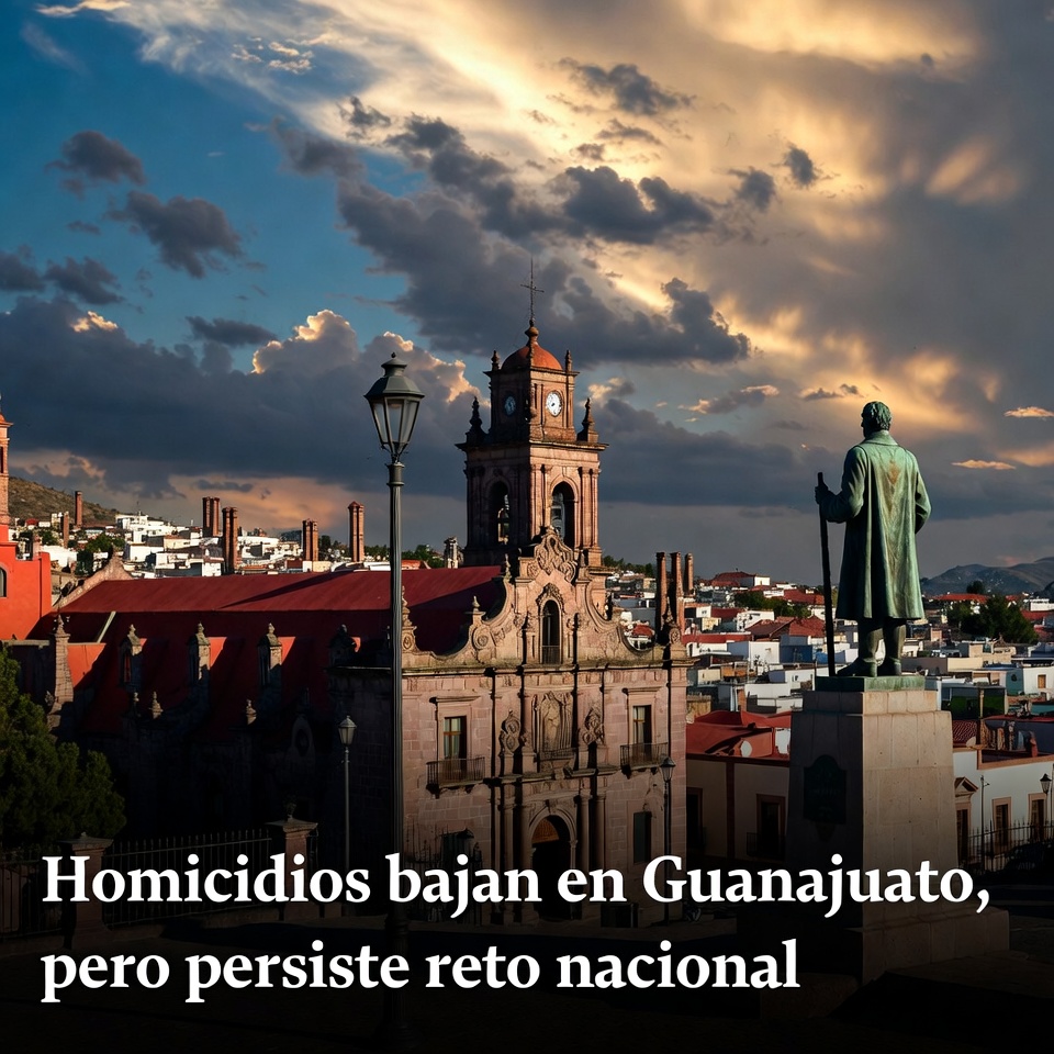 Homicidios bajan en Guanajuato, pero persiste reto nacional