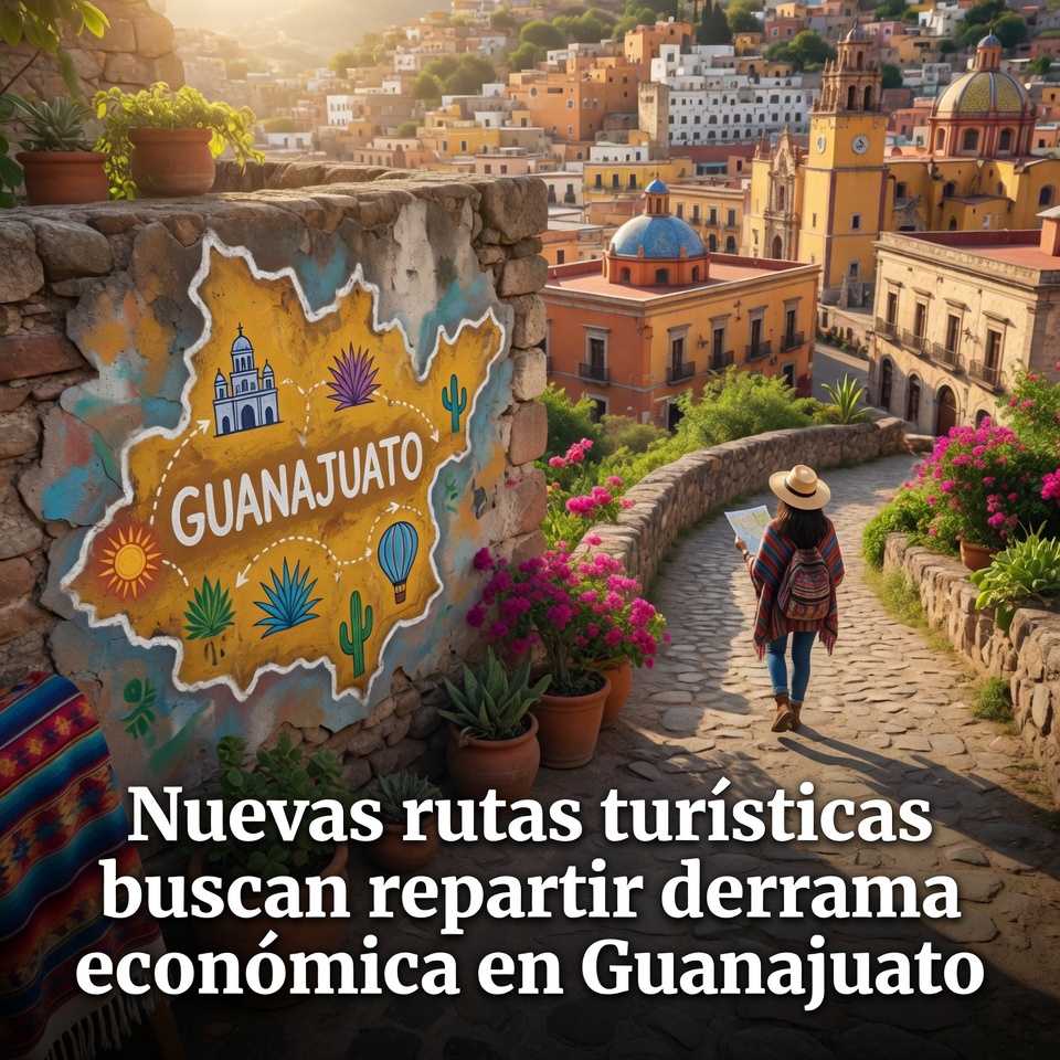 Nuevas rutas turísticas repartirán derrama en Guanajuato