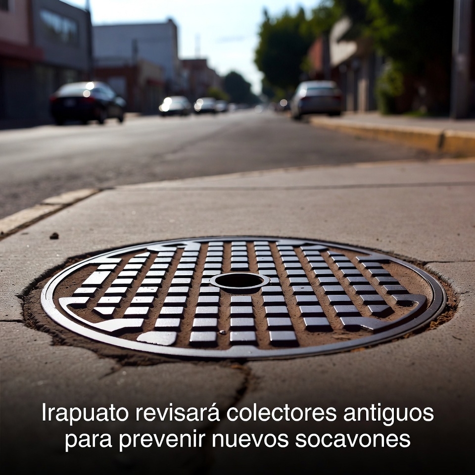 Irapuato revisará colectores para evitar socavones