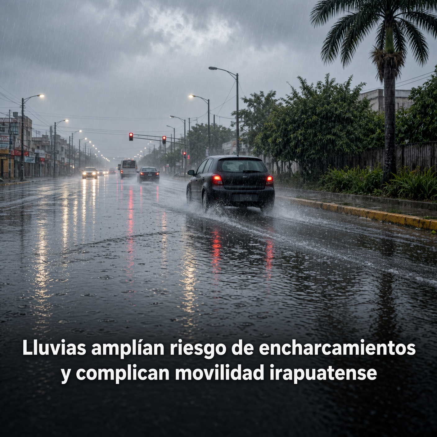 Lluvias elevan riesgo de encharcamientos en Irapuato