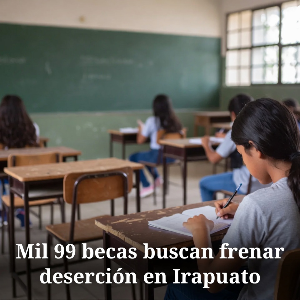Becas buscan frenar deserción estudiantil en Irapuato
