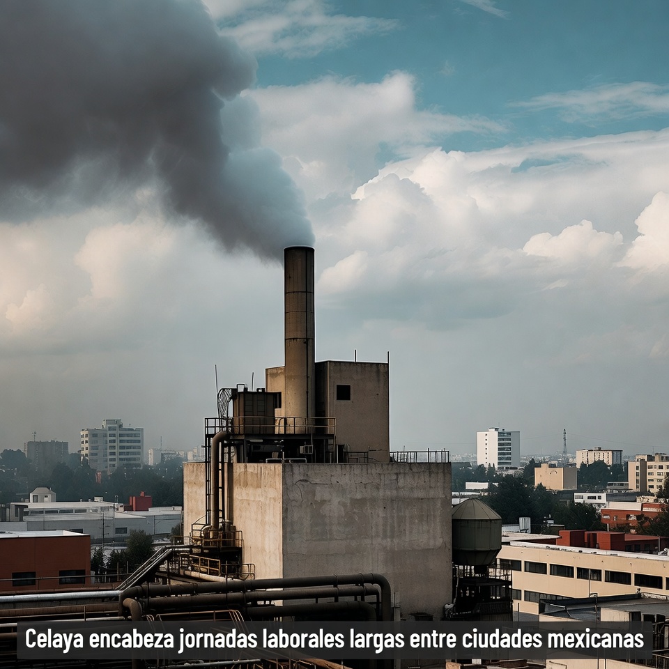 Celaya lidera jornadas laborales largas en México