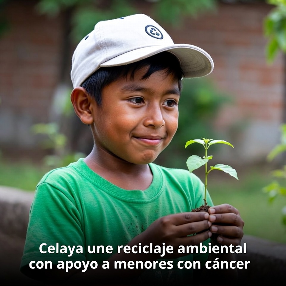 Celaya une reciclaje con apoyo a menores con cáncer
