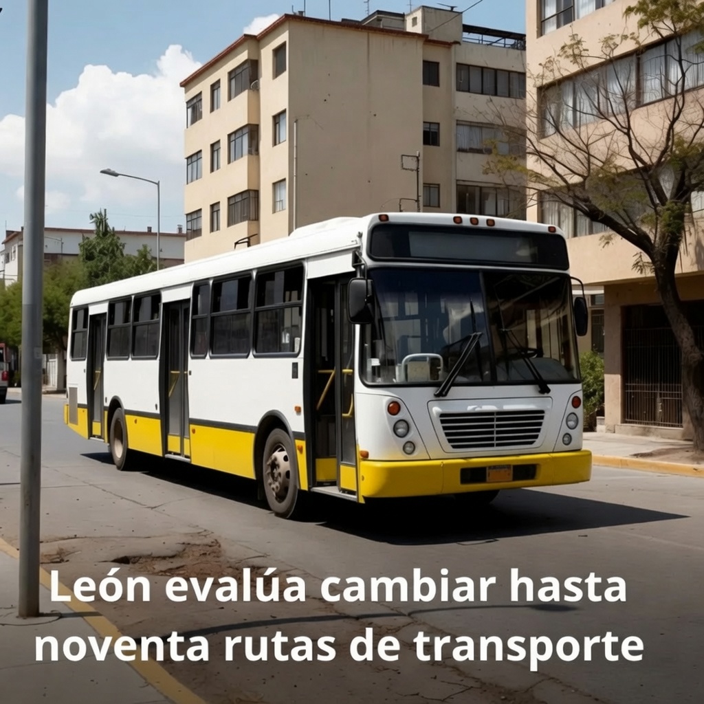 León evalúa cambiar hasta noventa rutas de transporte
