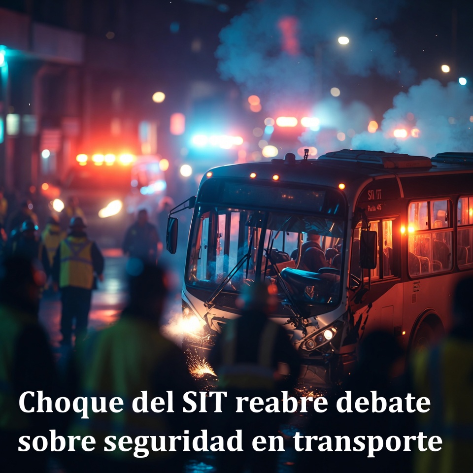 Choque del SIT reabre debate de seguridad vial