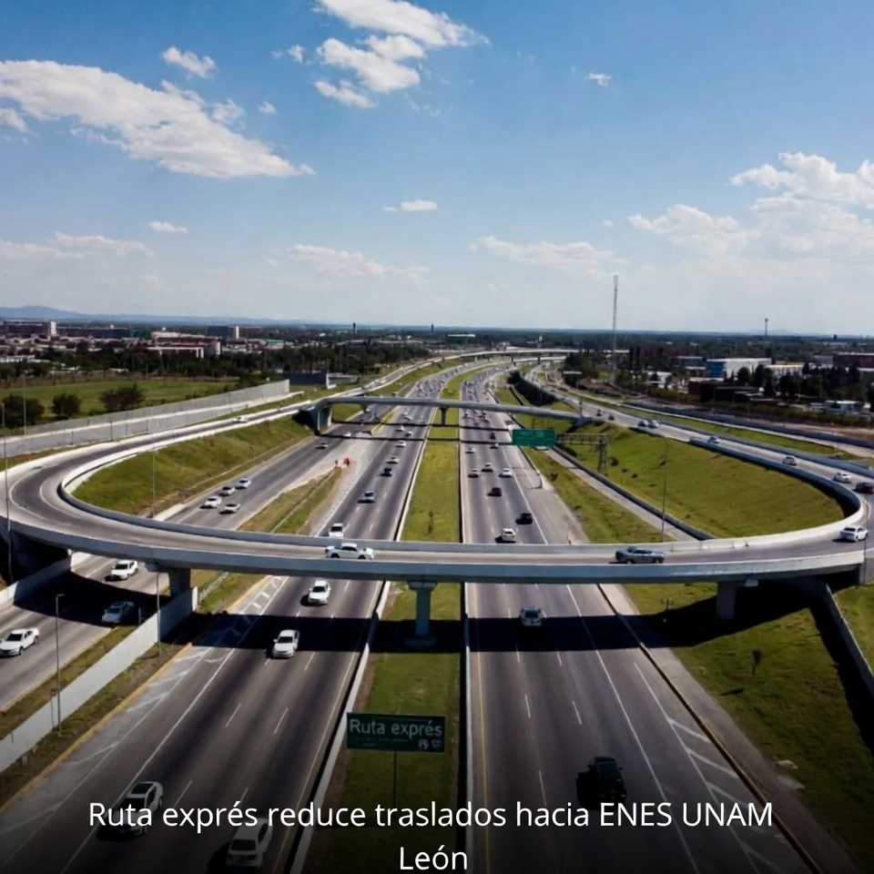 Ruta exprés acerca estudiantes a ENES León