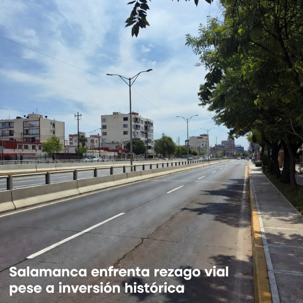 Salamanca enfrenta rezago vial pese a inversión histórica