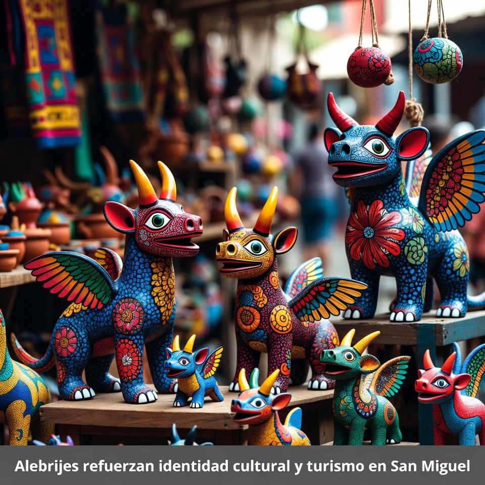 Alebrijes fortalecen turismo cultural en San Miguel