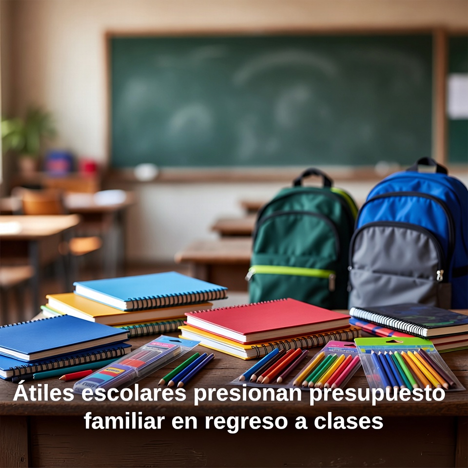 Útiles escolares presionan a familias salmantinas
