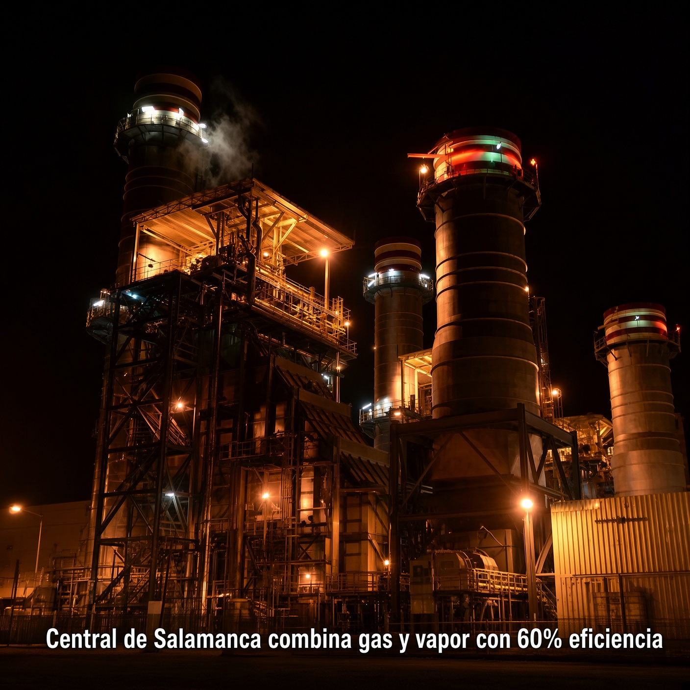 Central de Salamanca combina gas y vapor con 60% eficiencia