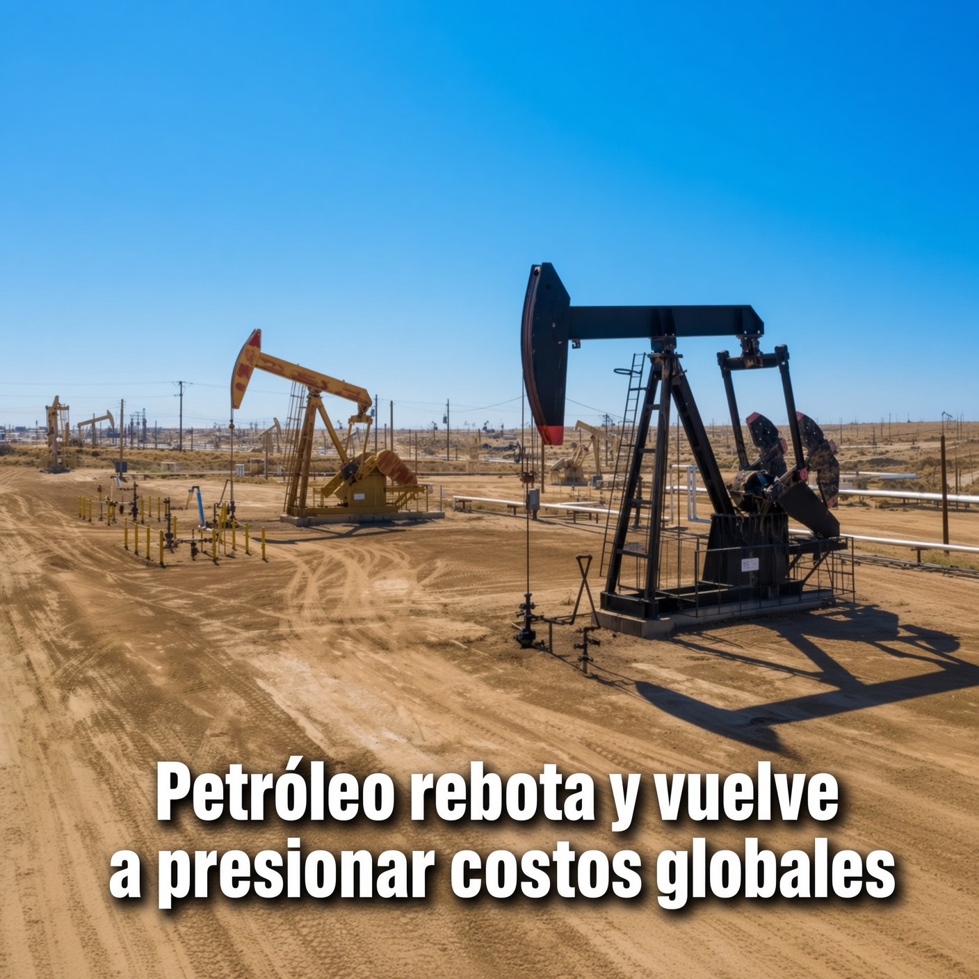 Petróleo rebota y presiona costos globales