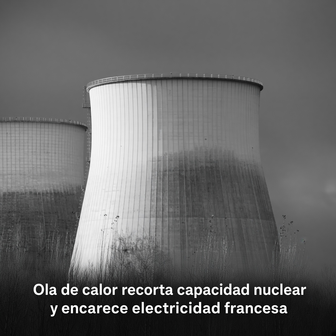 Calor reduce capacidad nuclear y encarece electricidad francesa