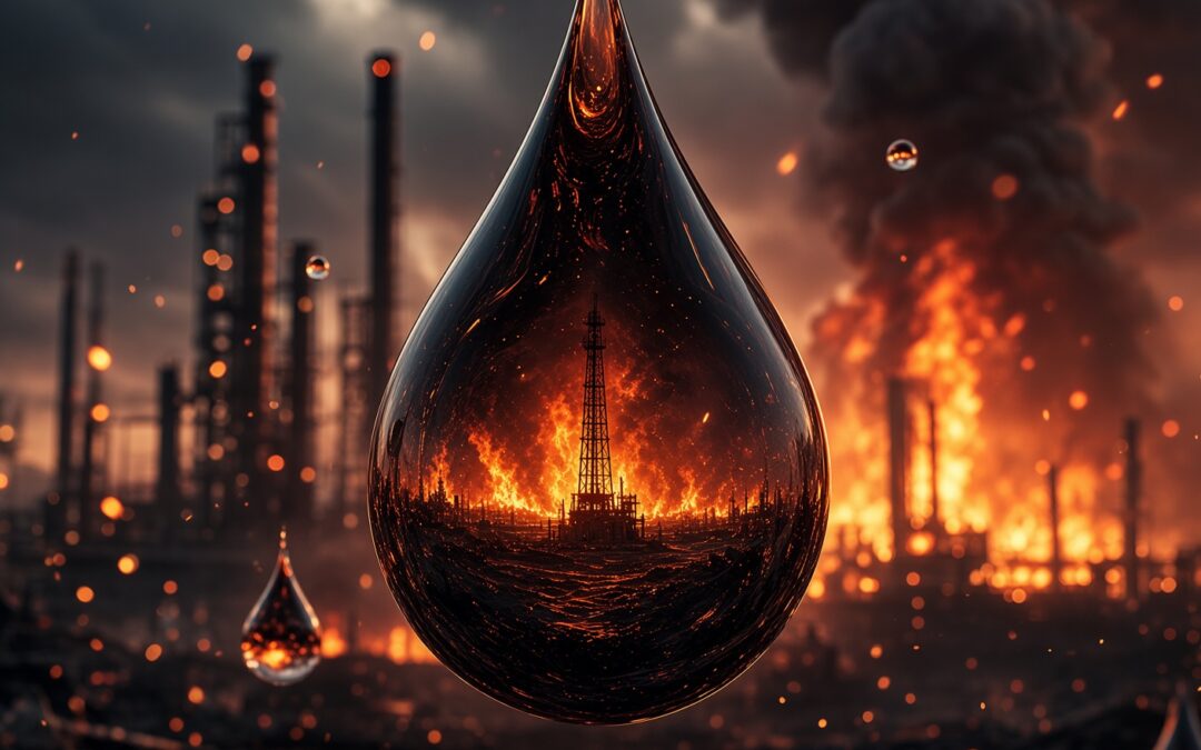 Petróleo cae mientras sanciones mantienen tensión energética
