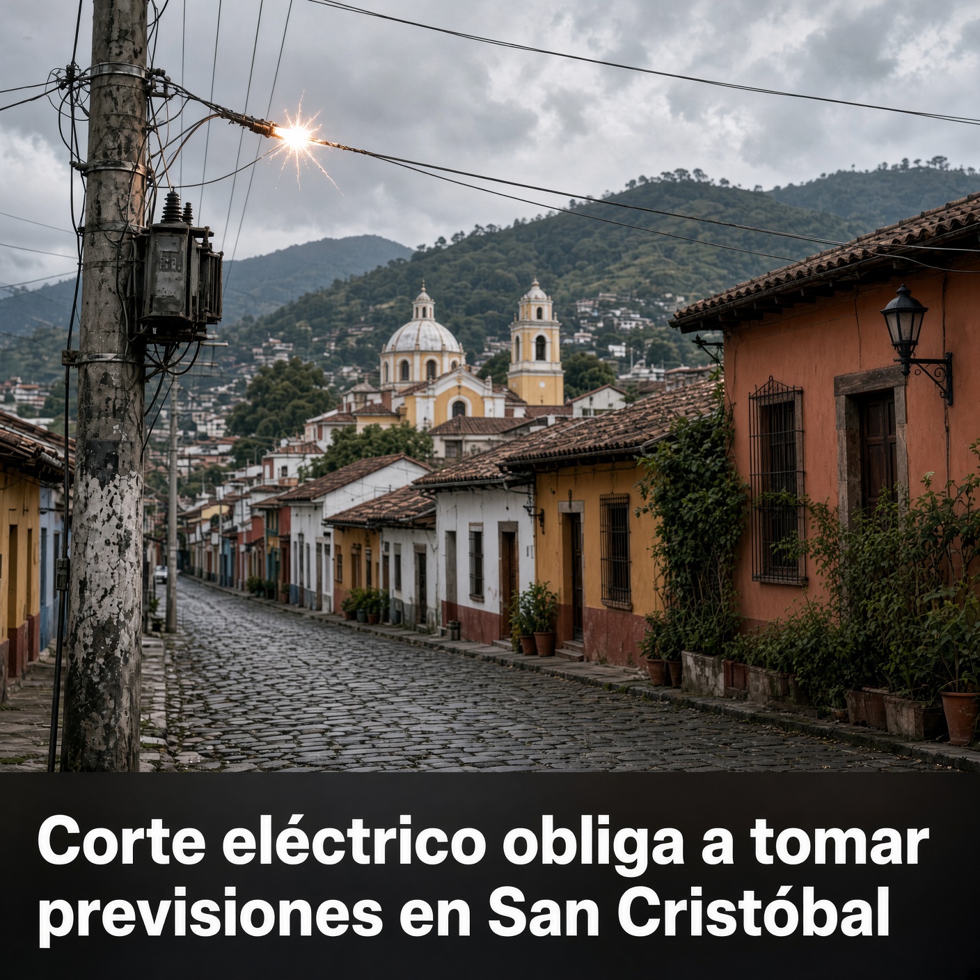 Corte eléctrico obliga previsiones en San Cristóbal