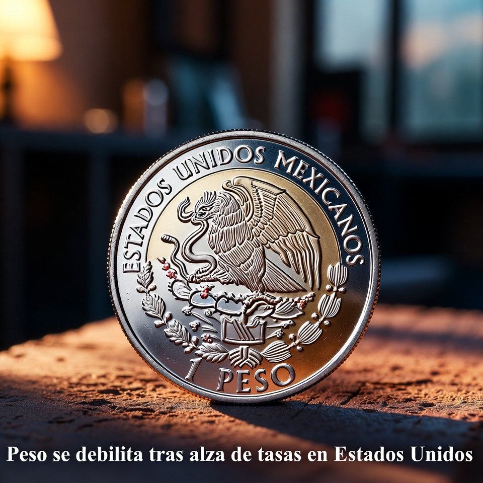 Peso pierde terreno tras alza de la Fed