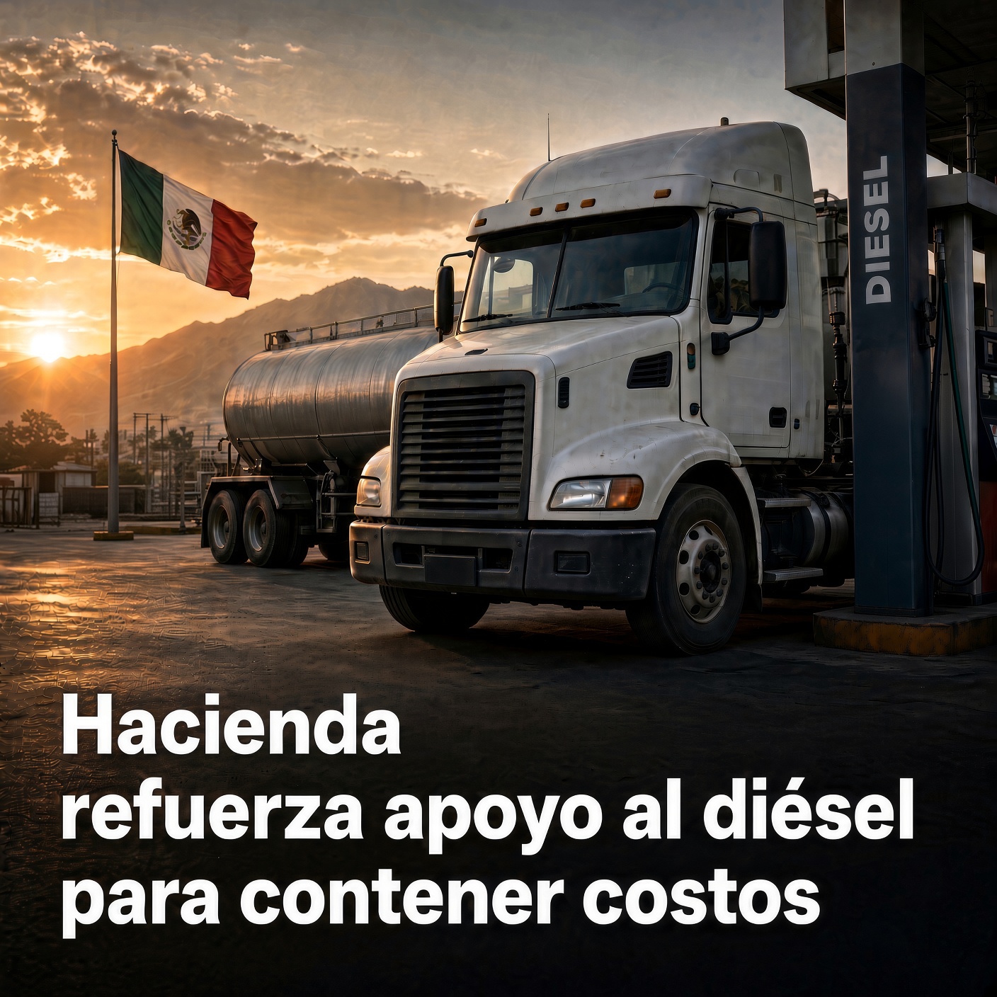 Hacienda refuerza apoyo al diésel para contener costos