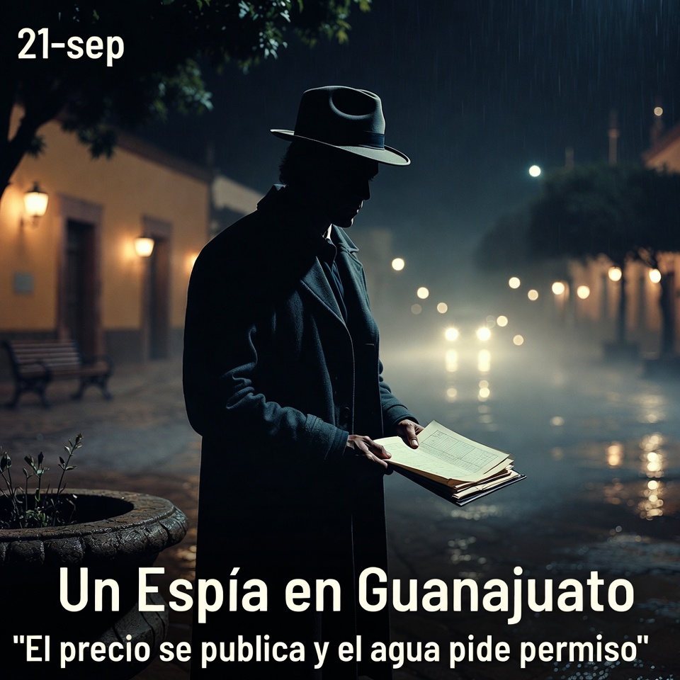 El precio se publica y el agua pide permiso
