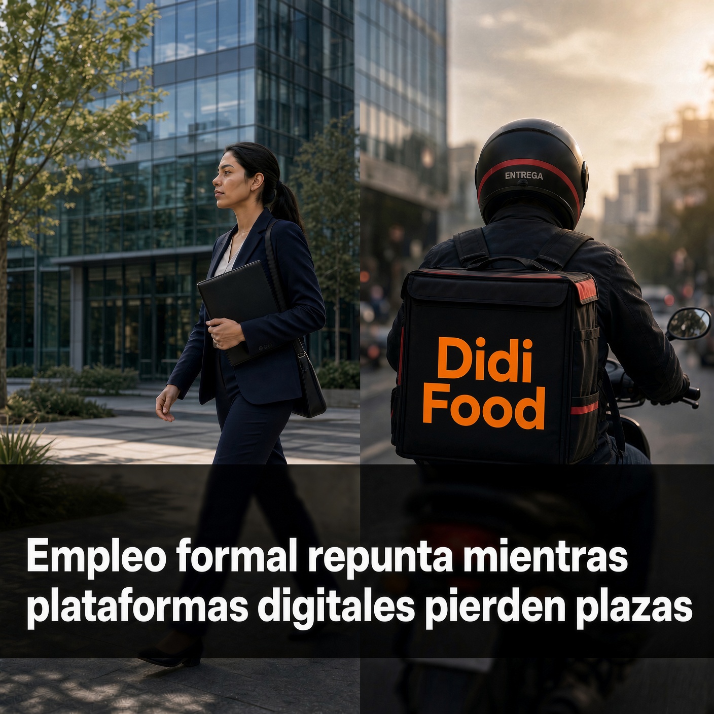 Empleo formal repunta y plataformas pierden plazas