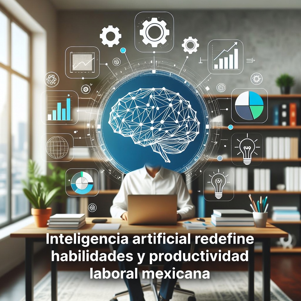 Inteligencia artificial redefine habilidades y productividad laboral mexicana