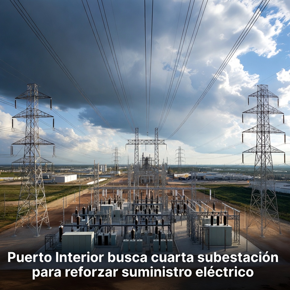 Puerto Interior busca cuarta subestación eléctrica