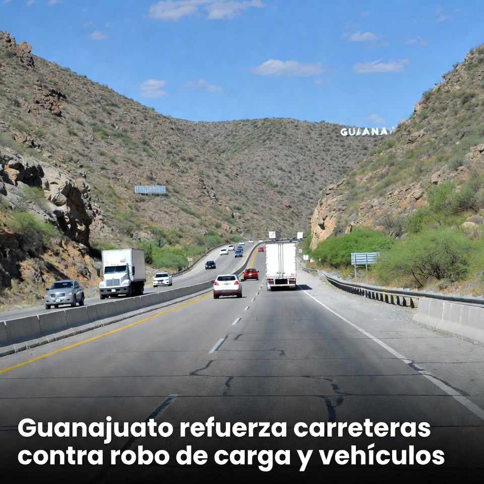 Operativo carretero busca frenar robos en Guanajuato