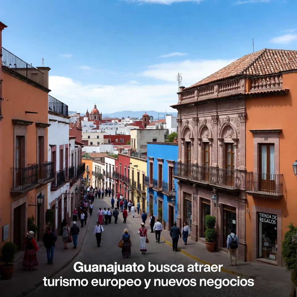 Guanajuato busca atraer turismo europeo y nuevos negocios