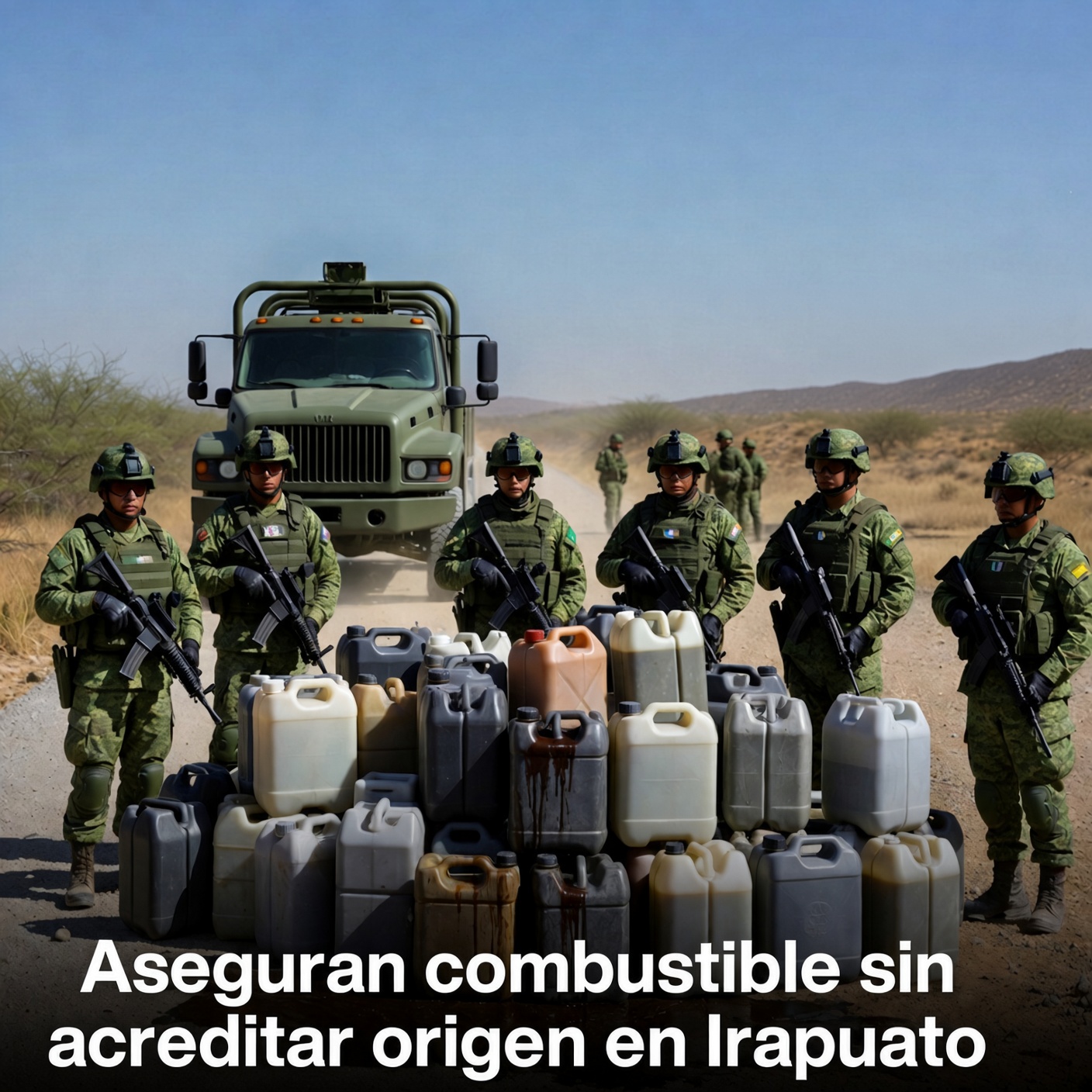 Aseguran combustible sin acreditar origen en Irapuato