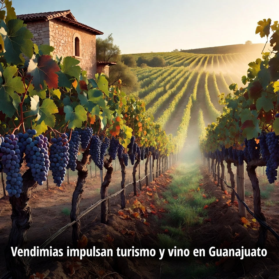 Vendimias impulsan turismo y vino en Guanajuato