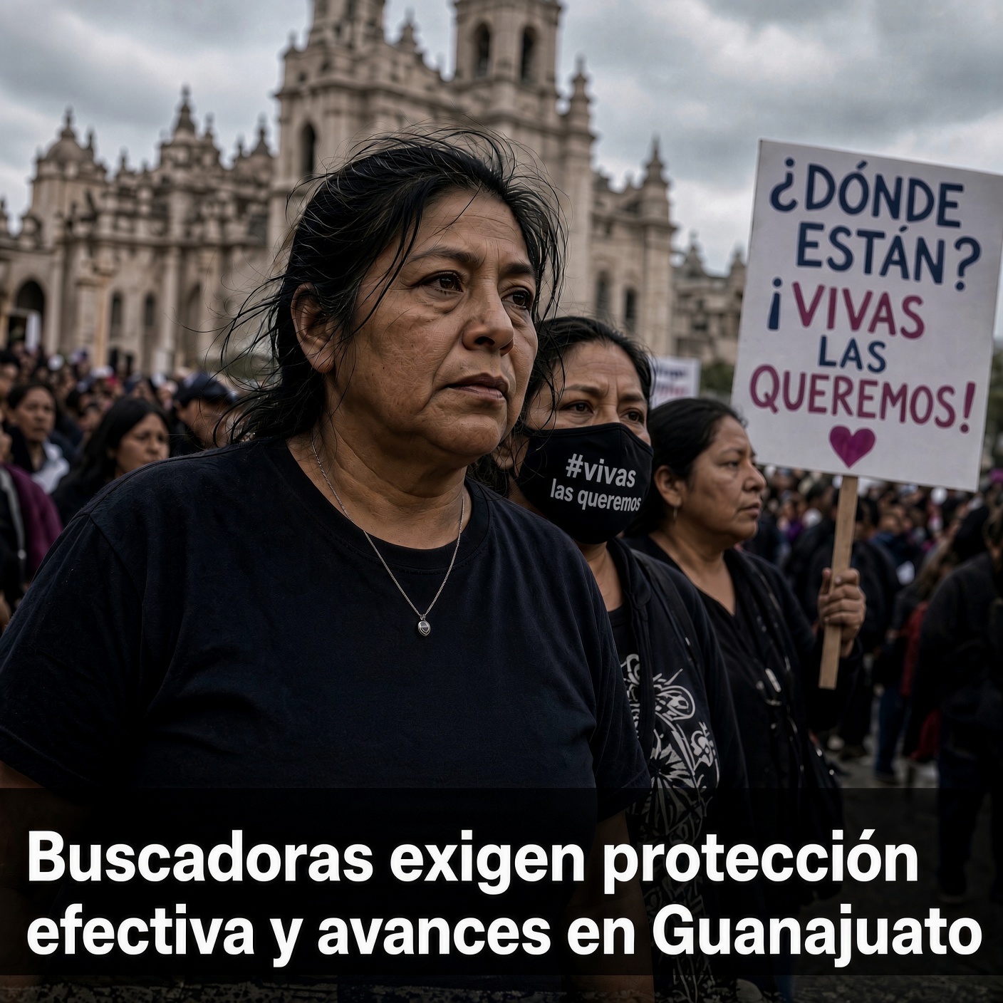Buscadoras exigen protección efectiva y avances oficiales