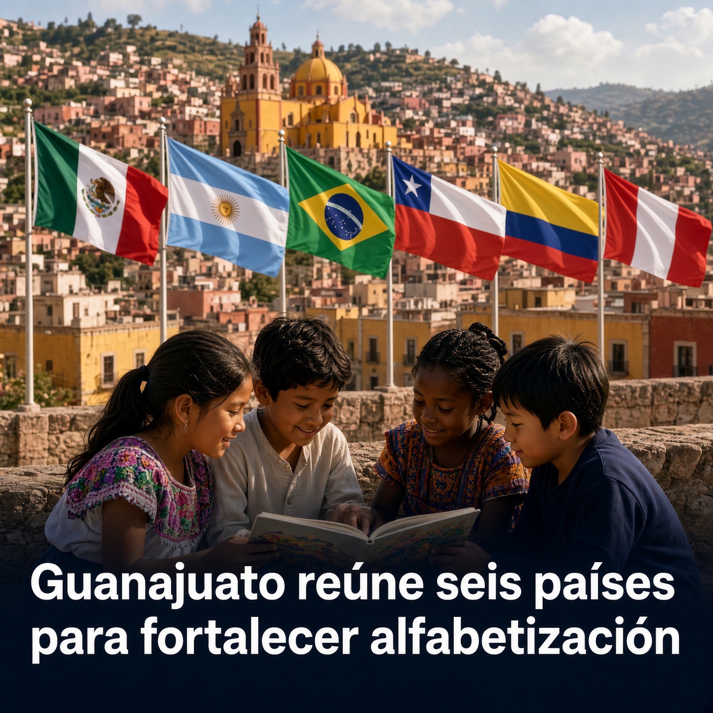 Guanajuato reúne seis países para fortalecer alfabetización
