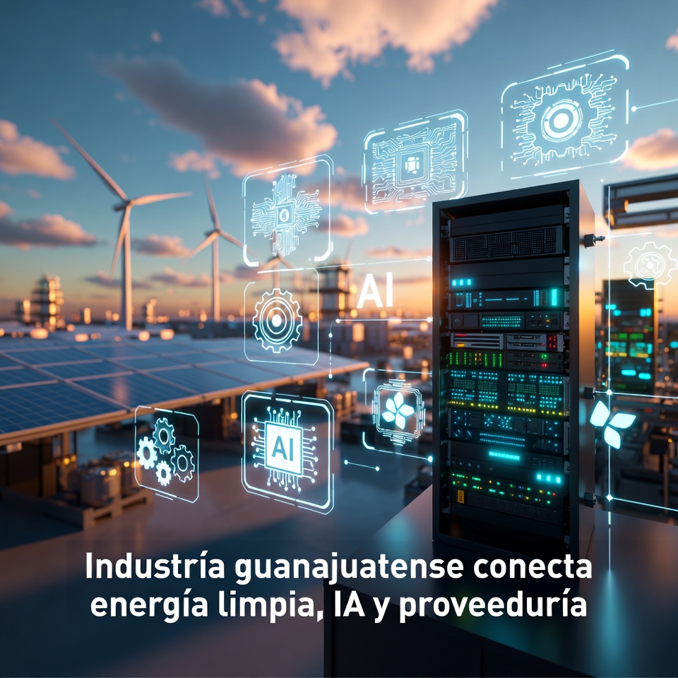 Industria guanajuatense conecta energía limpia e inteligencia artificial