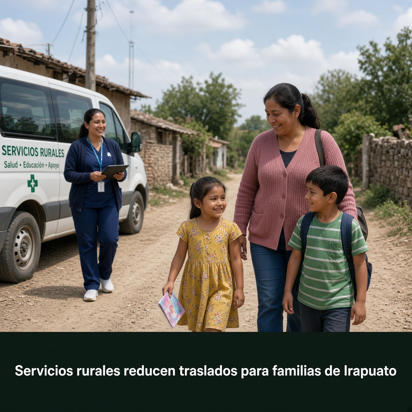 Servicios rurales reducen traslados para familias de Irapuato