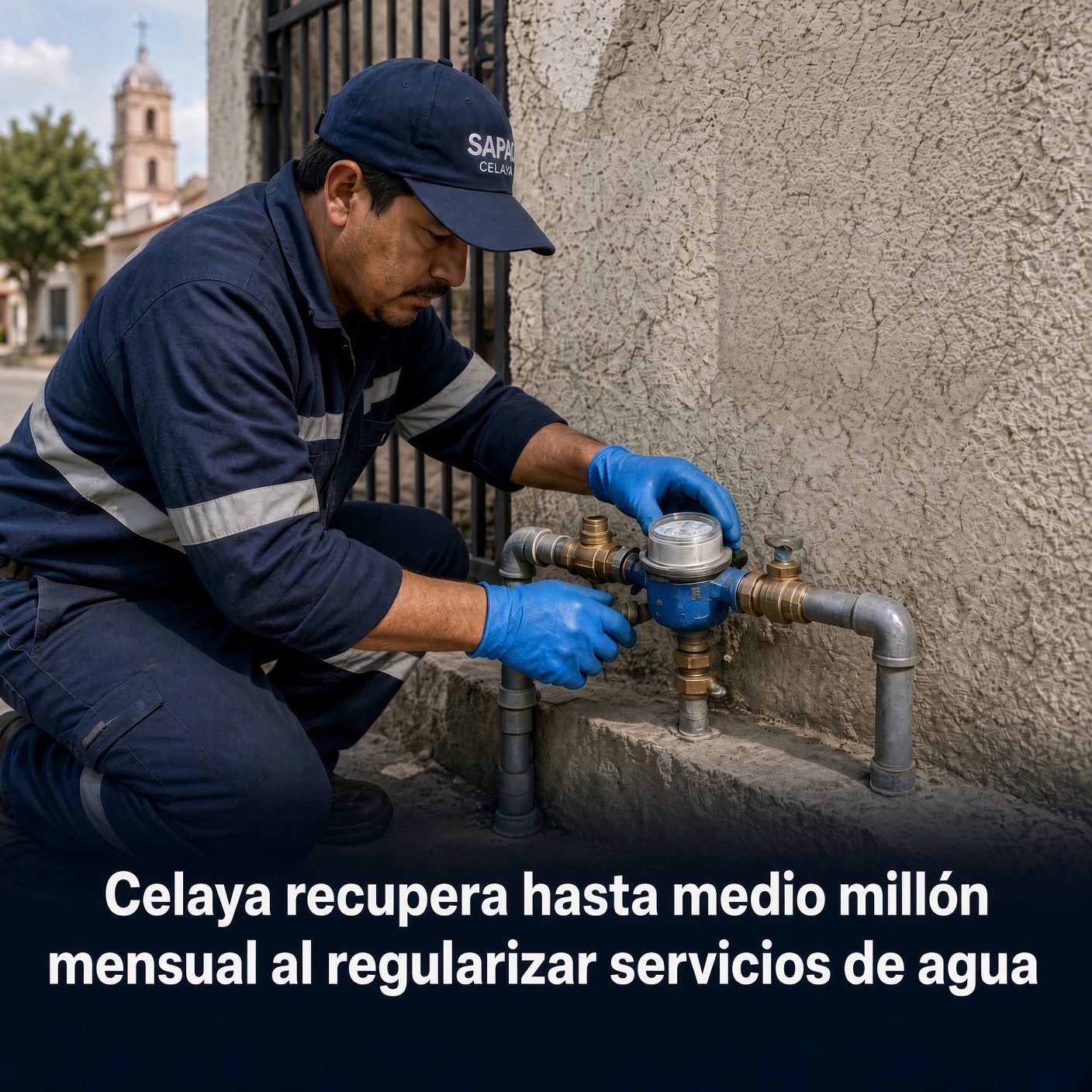 Celaya recupera ingresos al regularizar servicios de agua