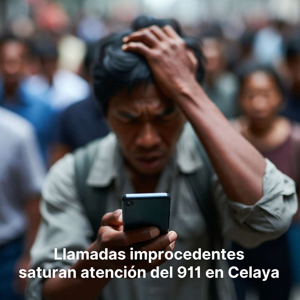 Llamadas improcedentes saturan atención del 911 en Celaya