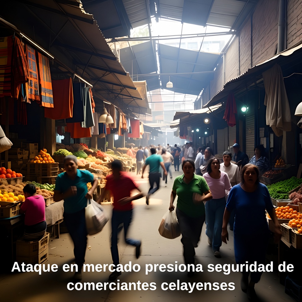 Ataque en mercado presiona seguridad de comerciantes celayenses
