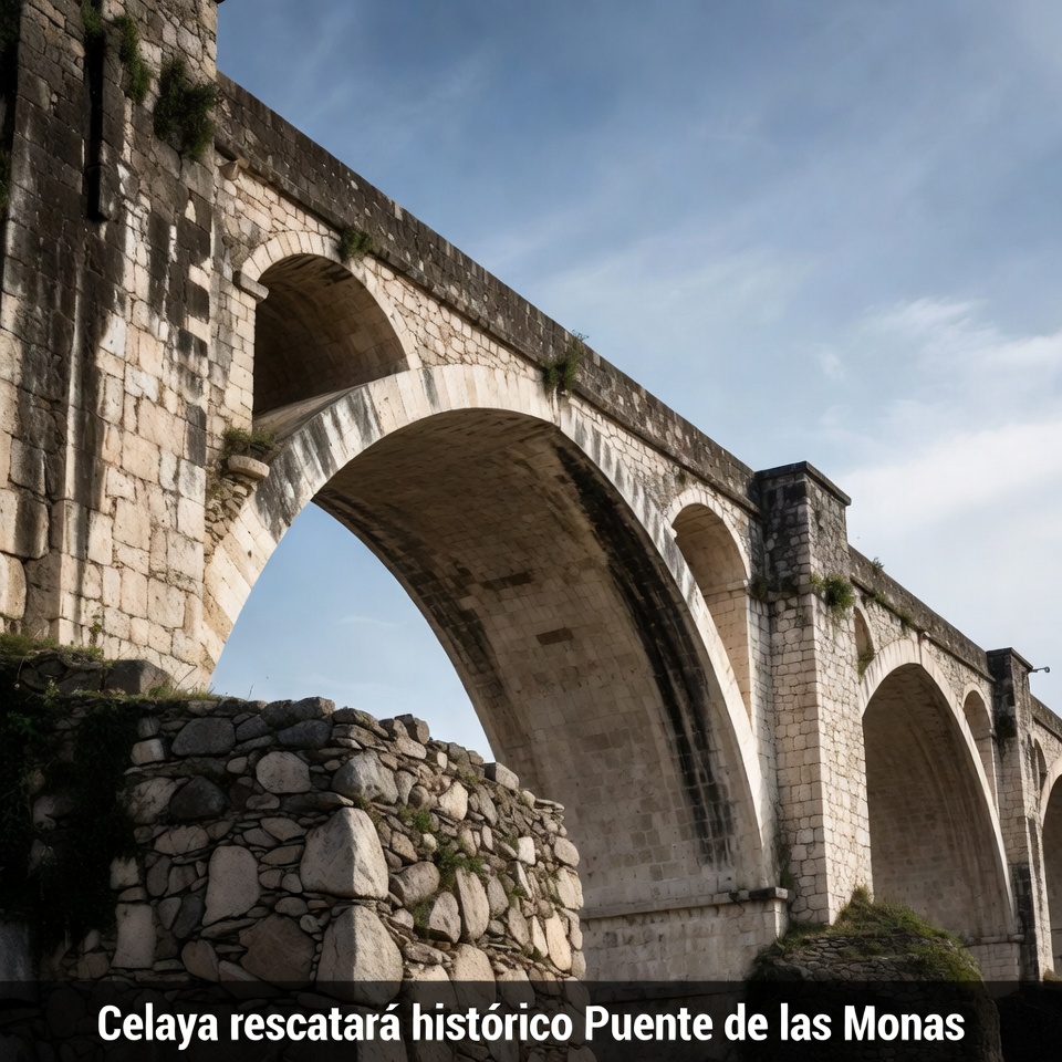 Celaya rescatará histórico Puente de las Monas
